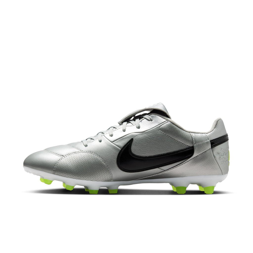 [HM0265-004] MENS NIKE THE PREMIER III U FG 'METALLIC SILVER VOLT'