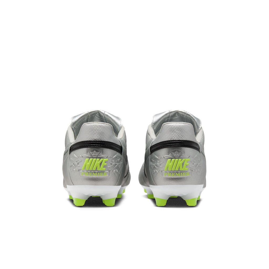 [HM0265-004] MENS NIKE THE PREMIER III U FG 'METALLIC SILVER VOLT'