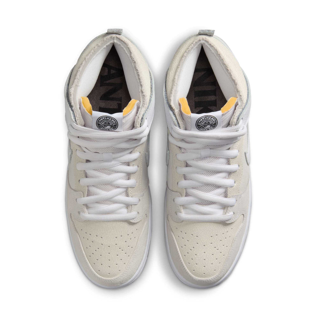 [HM5837-100] MENS NIKE DUNK HIGH ANTIHERO SKATEBOARDS 'WOLF GREY'