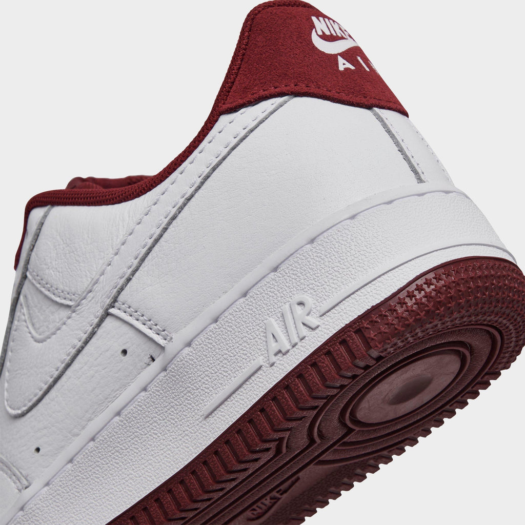 [HM9483-100] MENS NIKE AIR FORCE 1 '07 LV8 'WHITE TEAM RED'