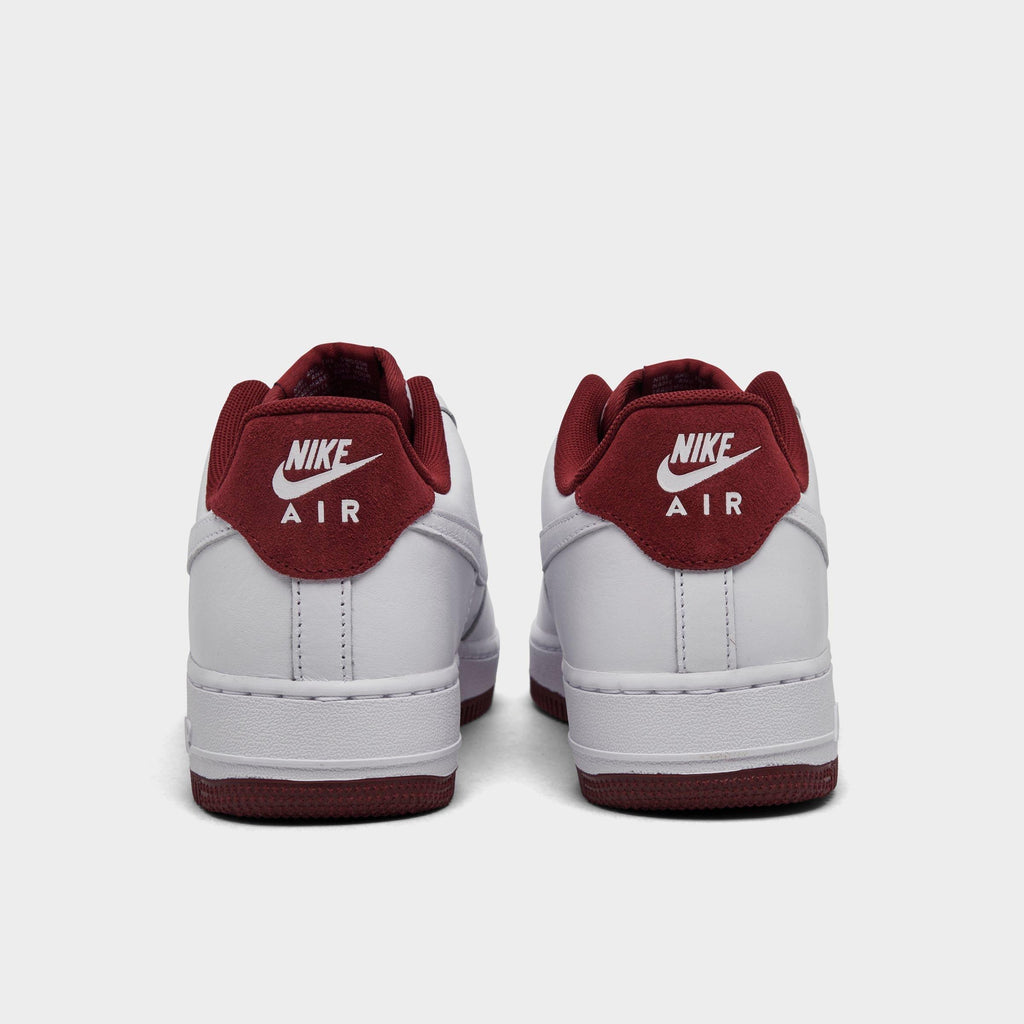 [HM9483-100] MENS NIKE AIR FORCE 1 '07 LV8 'WHITE TEAM RED'