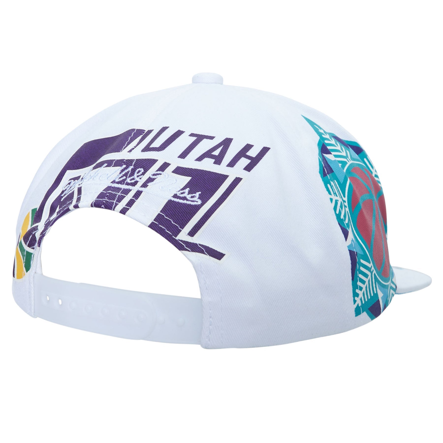MENS MITCHELL & NESS NBA IN YOUR FACE DEADSTOCK HWC JAZZ - WHITE