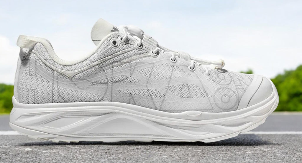 [1134452-WWH] Mens Hoka One One ORIGINS 'WHITE GREY'