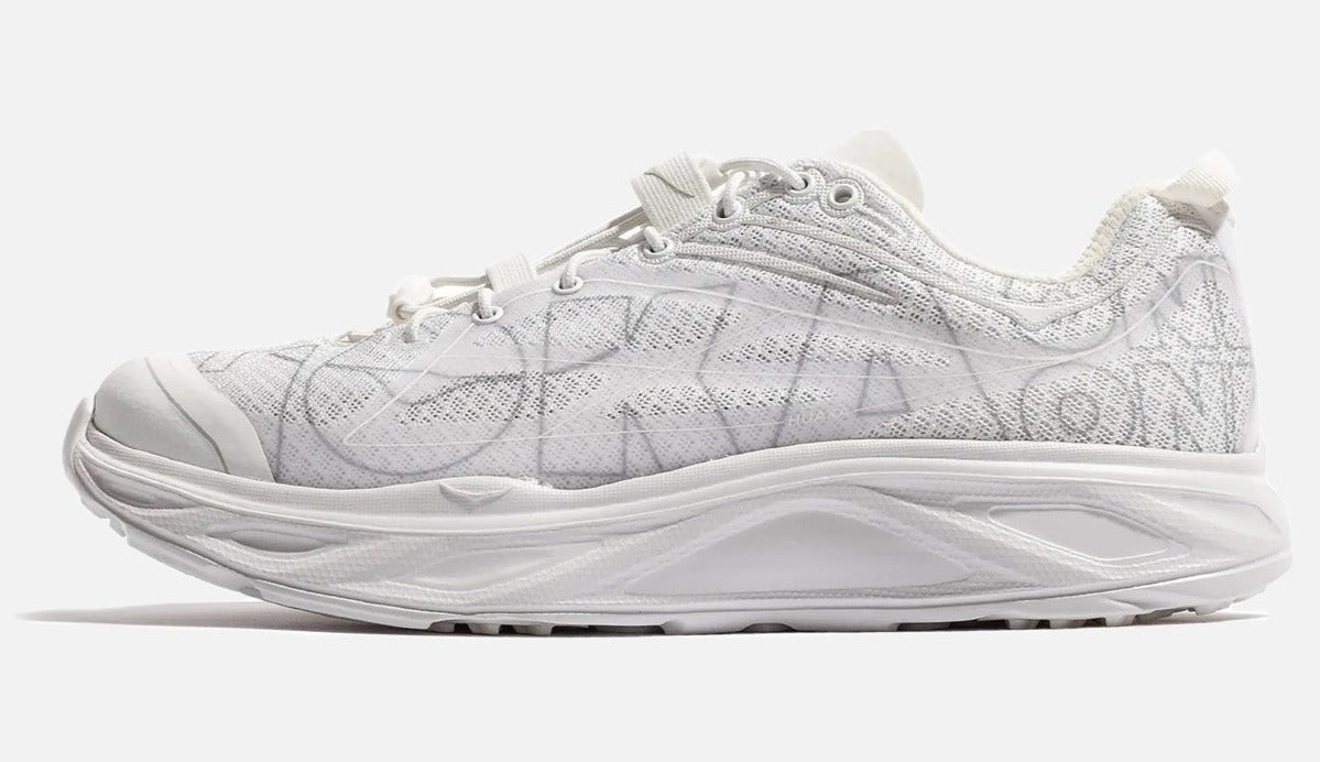[1134452-WWH] Mens Hoka One One ORIGINS 'WHITE GREY'