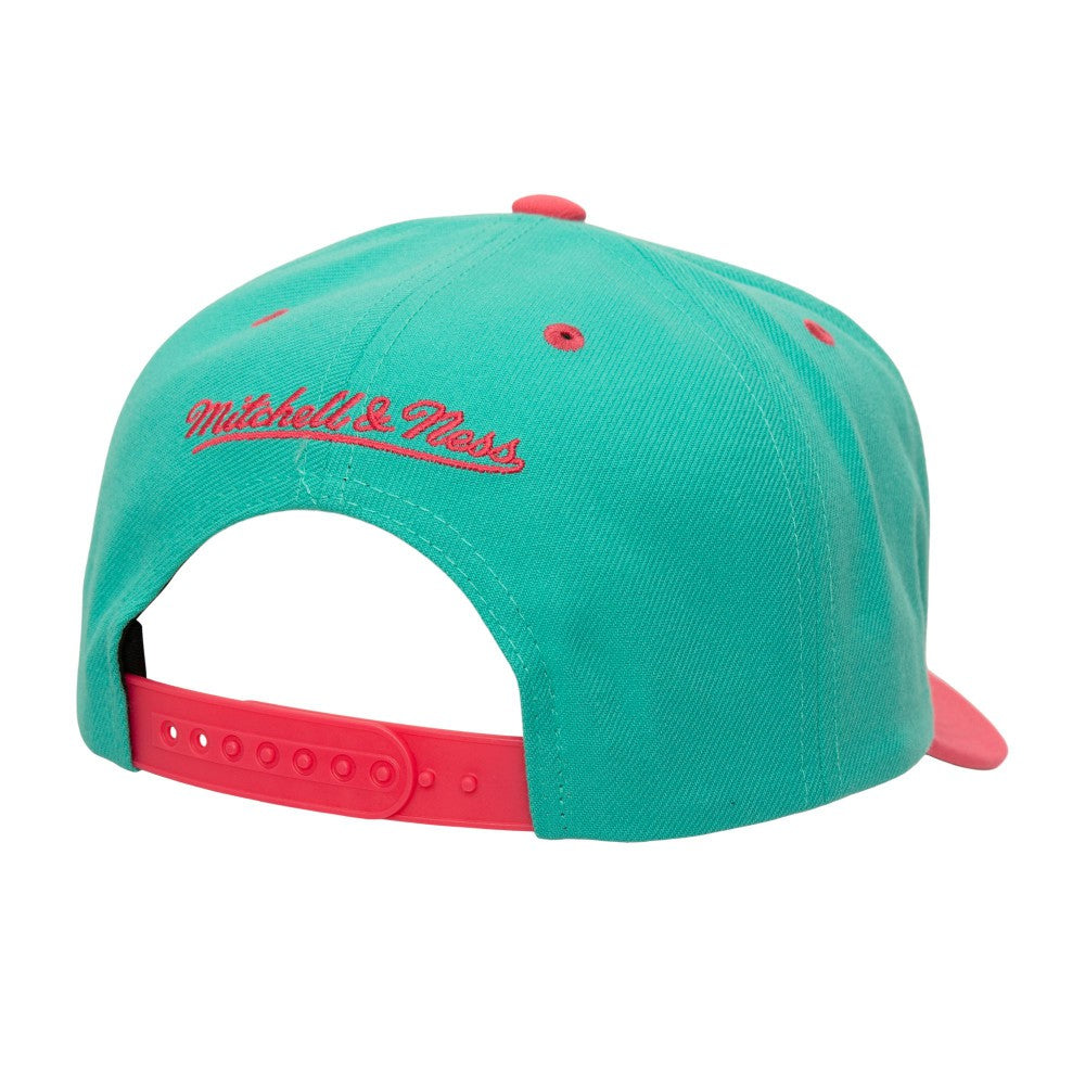 MENS MITCHELL & NESS NBA ALL IN 2.0 PRO SNAPBACK HWC SPURS - TEAL