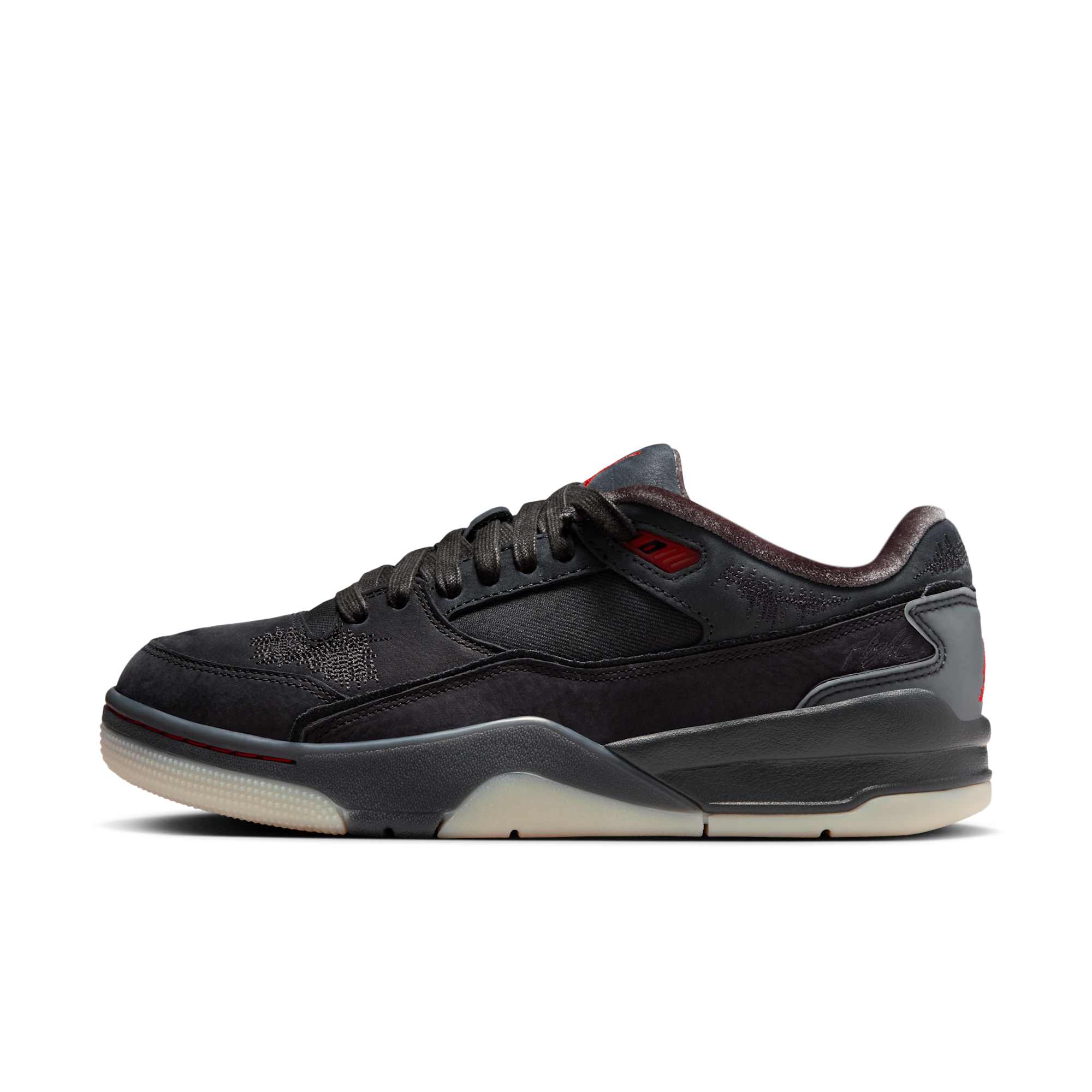 [HQ2958-006] WOMENS AIR JORDAN FLIGHT COURT 'WHO DECIDES WAR BRED'