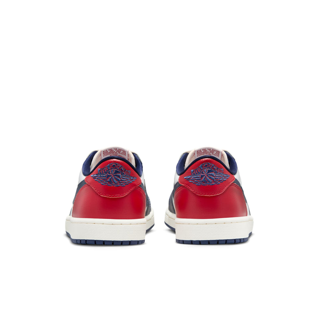 [HQ2993-100] MENS AIR JORDAN RETRO 1 LOW 'GYM RED & MIDNIGHT NAVY'