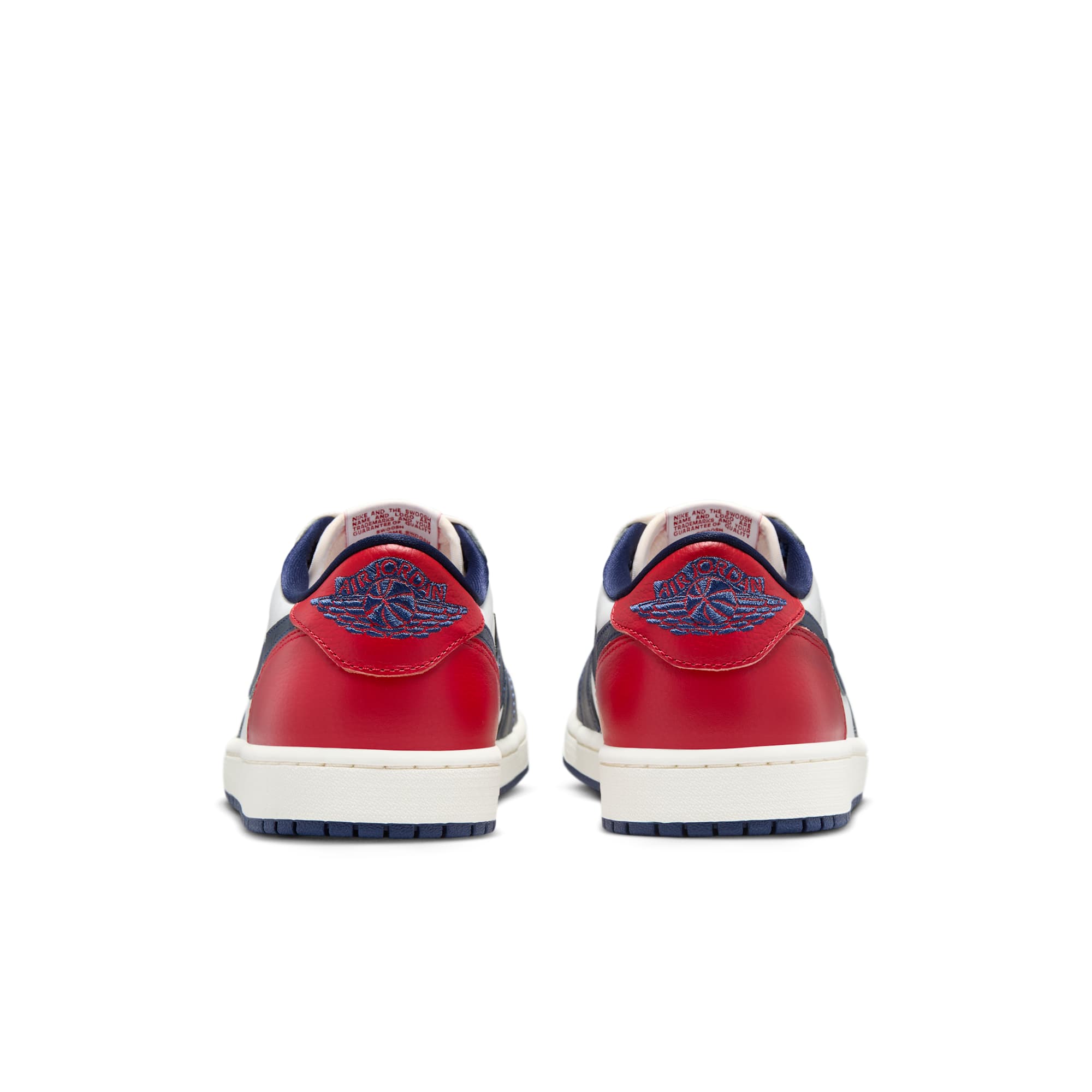 [HQ2993-100] MENS AIR JORDAN RETRO 1 LOW 'GYM RED & MIDNIGHT NAVY'