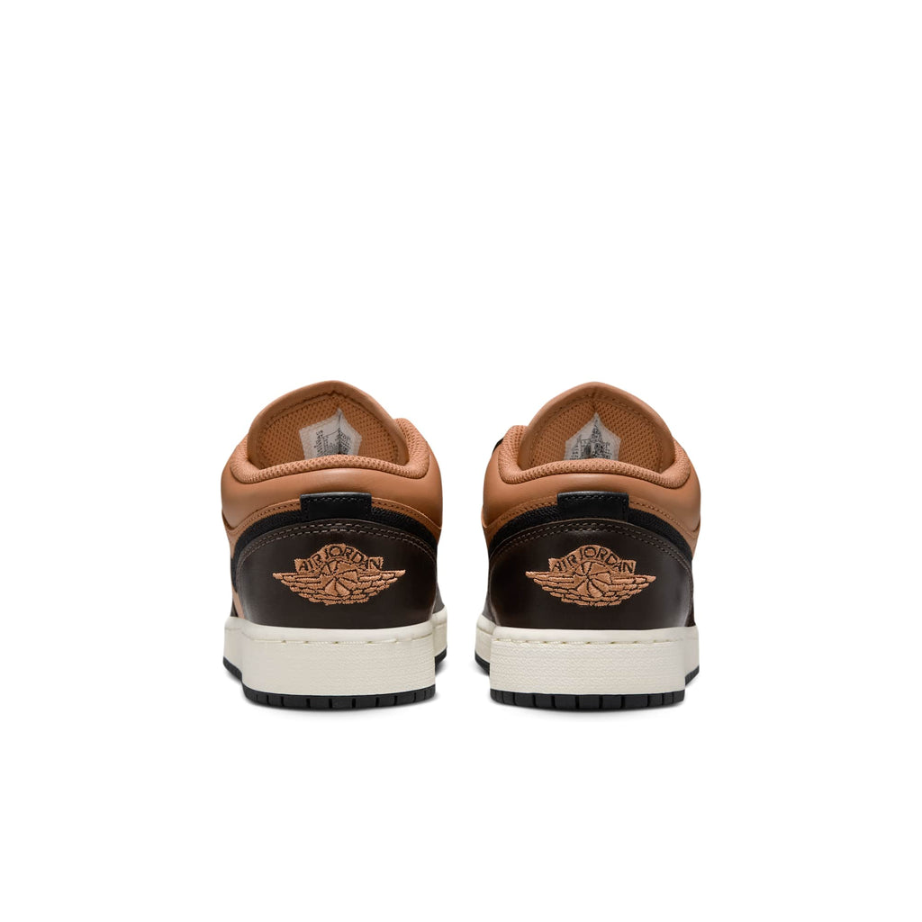 [HQ3604-201] GRADE SCHOOL AIR JORDAN RETRO 1 LOW SE 'FLAX BAROQUE BROWN' (GS)