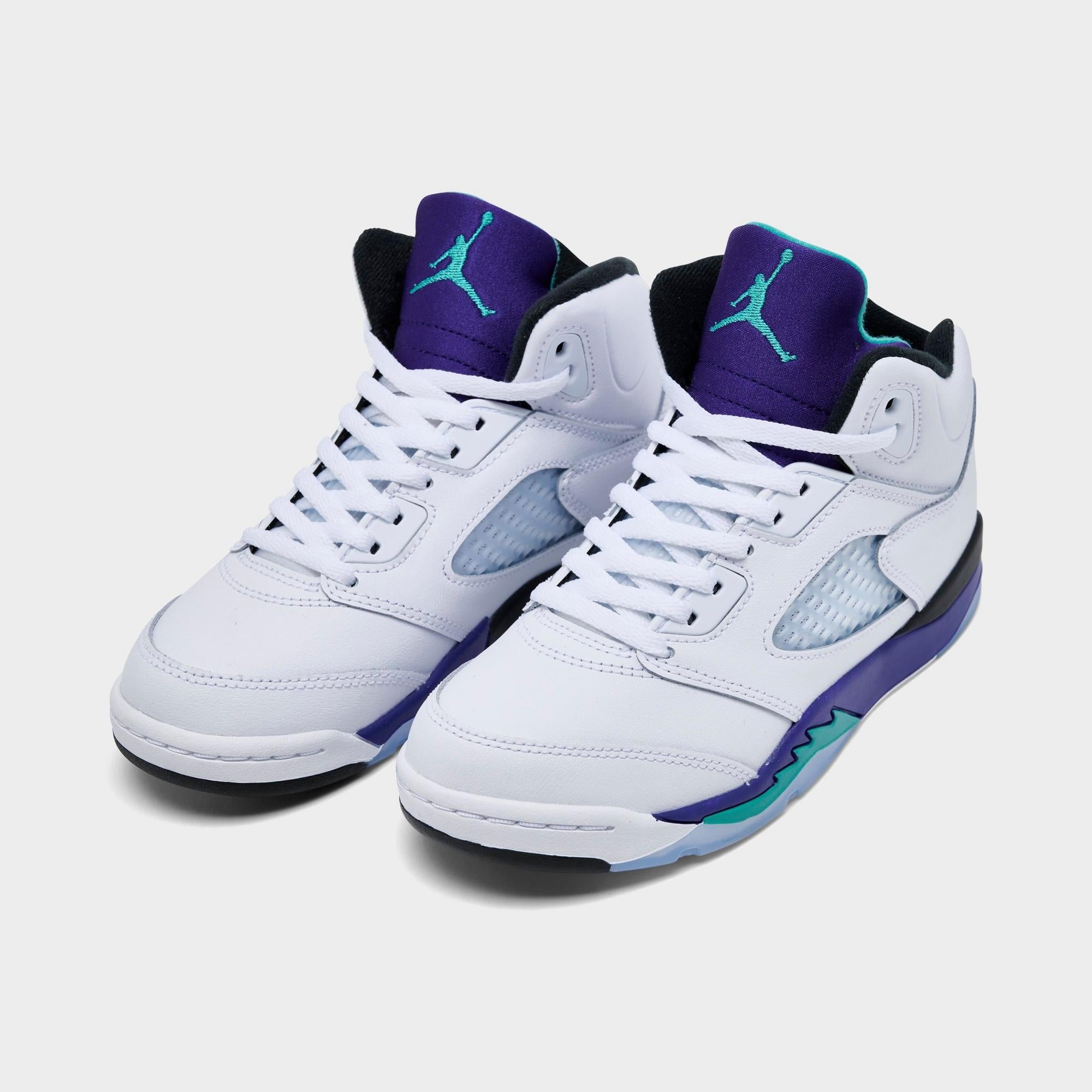 [HQ7979-100] PRESCHOOL AIR JORDAN RETRO 5 'GRAPE (2025) (PS)'