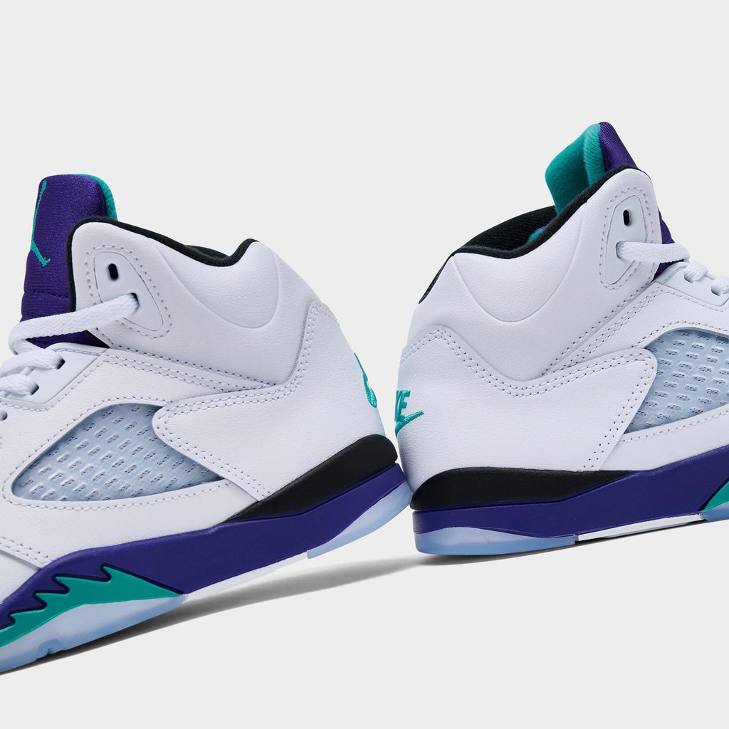 [HQ7979-100] PRESCHOOL AIR JORDAN RETRO 5 'GRAPE (2025) (PS)'