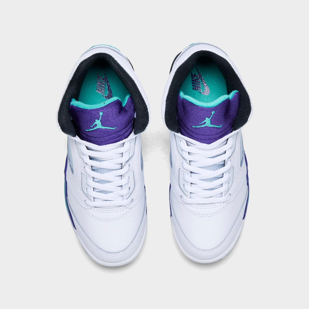 [HQ7979-100] PRESCHOOL AIR JORDAN RETRO 5 'GRAPE (2025) (PS)'