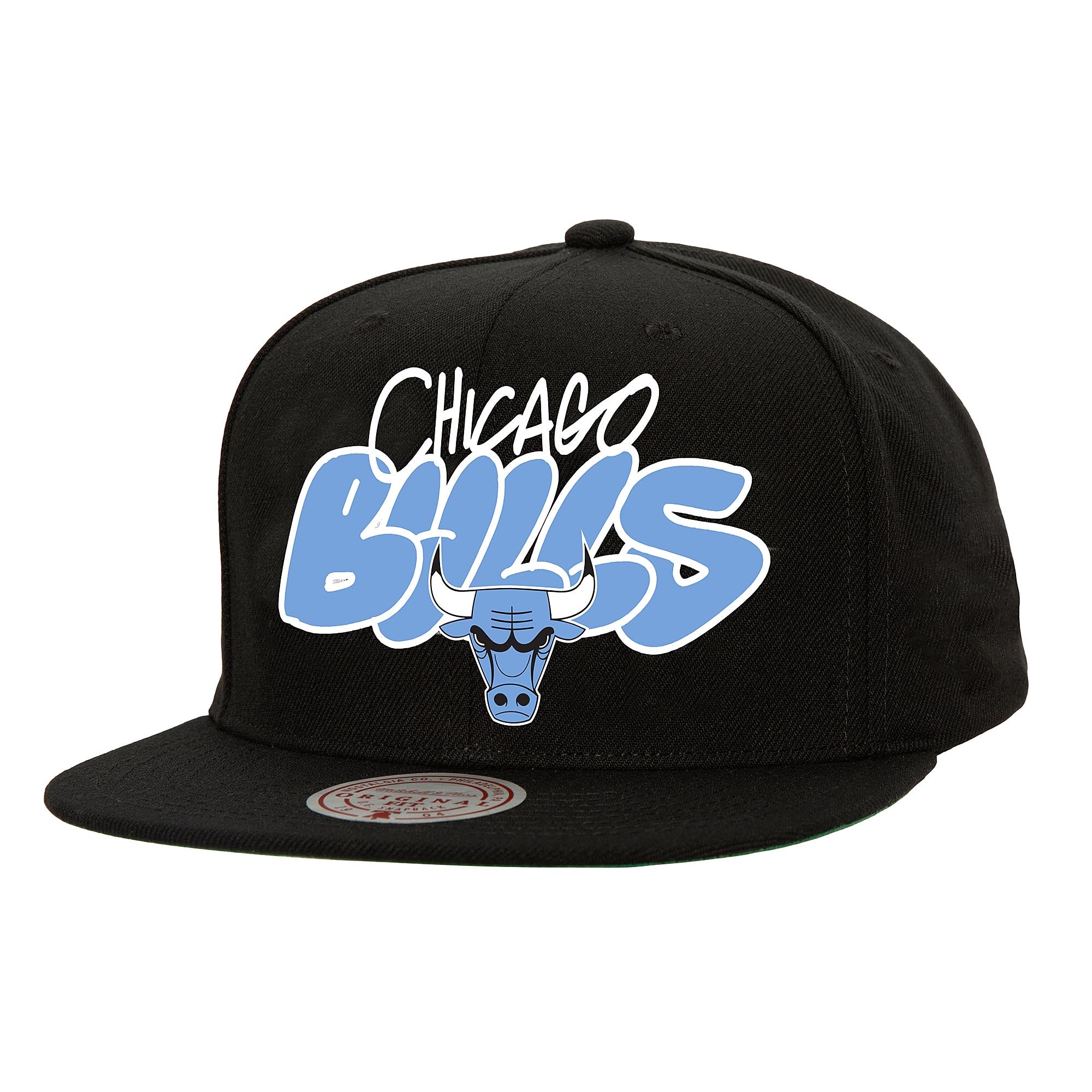 Mens Mitchell & Ness NBA THROW DOWN SNAPBACK BULLS