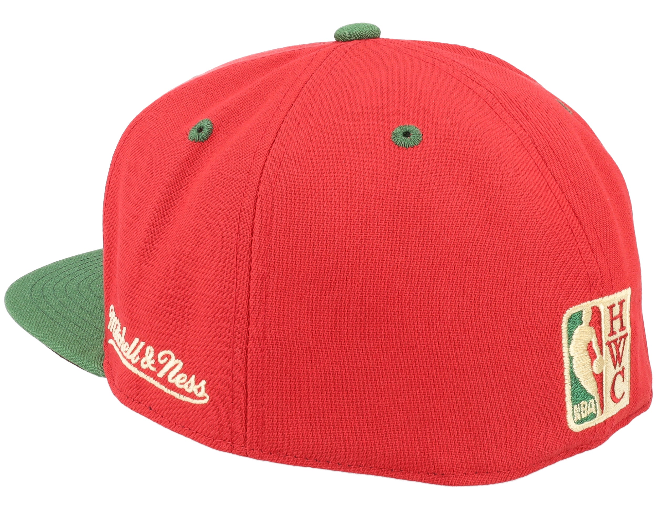 [6HSFLD21206-CBURED1] MENS MITCHELL & NESS NBA CHICACO BULLS NIGHTMARE FITTED