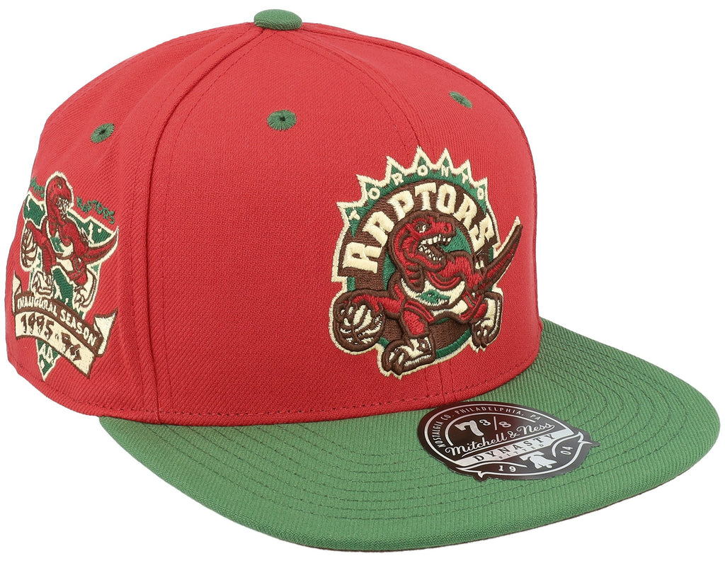 MENS MITCHELL & NESS NBA NIGHTMARE FITTED HWC RAPTORS - RED