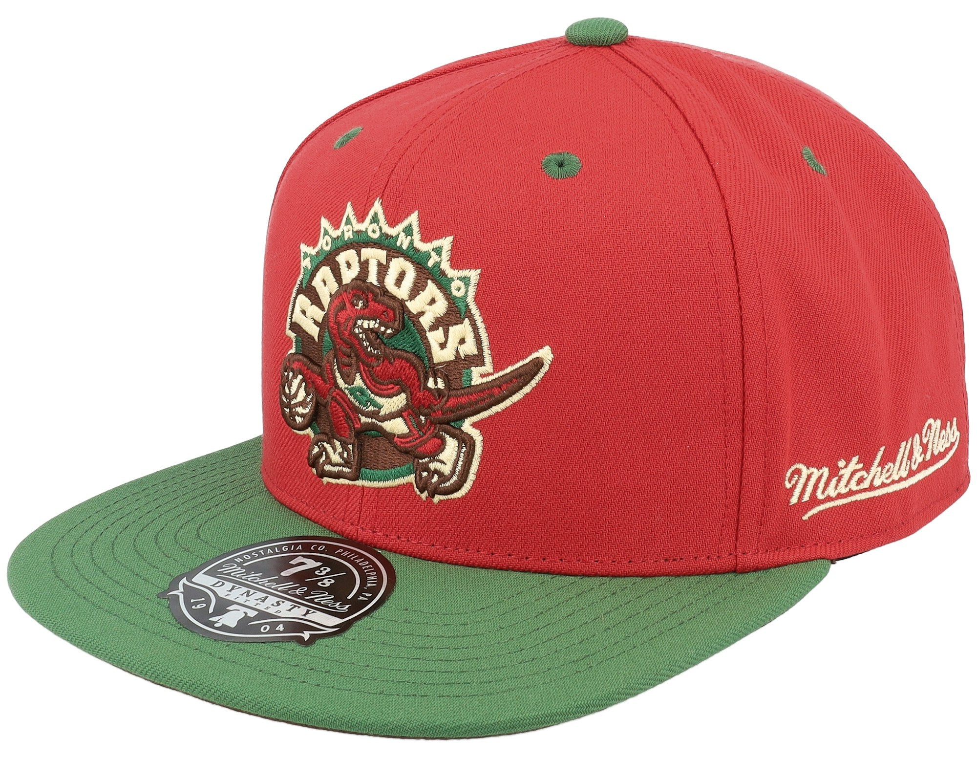 MENS MITCHELL & NESS NBA NIGHTMARE FITTED HWC RAPTORS - RED