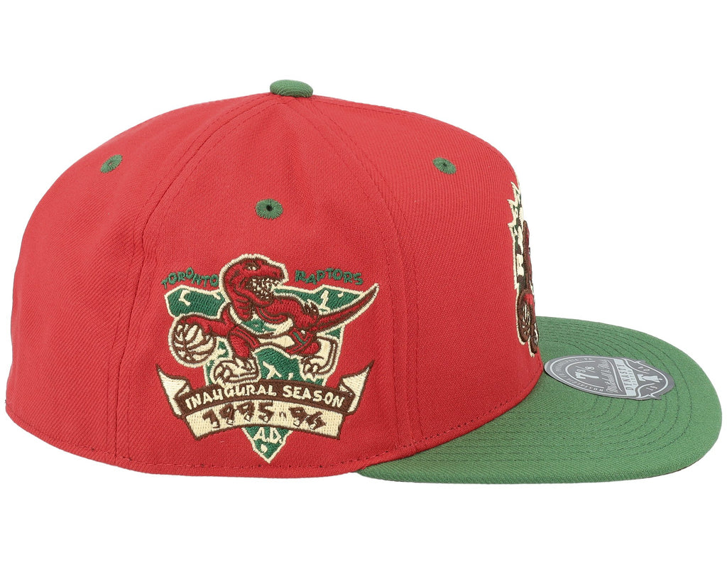 MENS MITCHELL & NESS NBA NIGHTMARE FITTED HWC RAPTORS - RED
