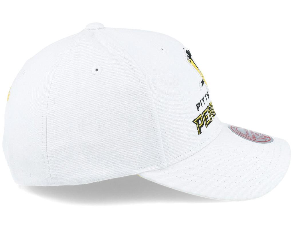 MENS MITCHELL & NESS NHL ALL IN PRO SNAPBACK PENGUINS - WHITE