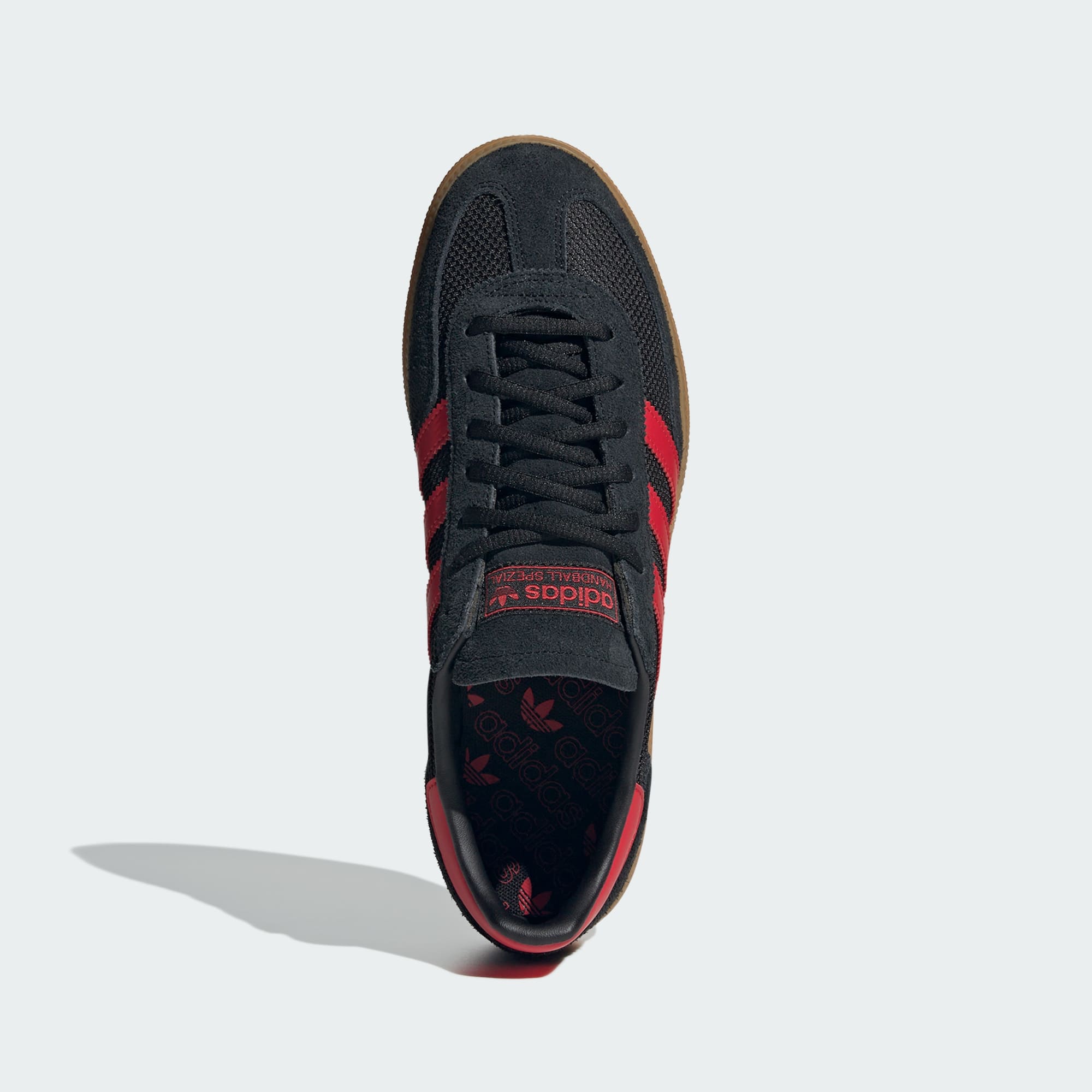 [JH5446] MENS ADIDAS HANDBALL SPEZIAL 'BLACK BETTER SCARLET GUM'