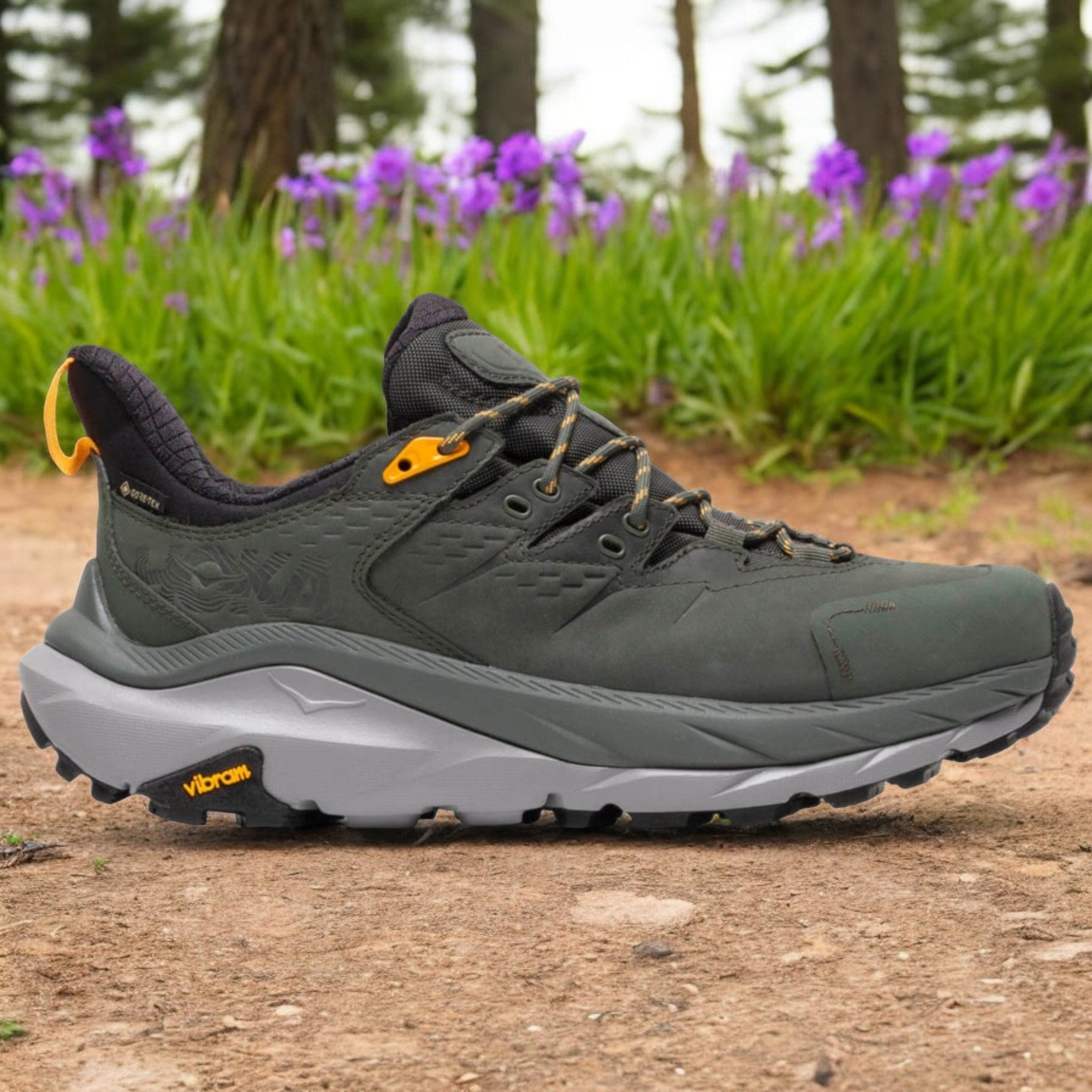 [1123190-TRYL] Mens Hoka One One KAHA 2 LOW GORE-TEX 'THYME RADIANT YELLOW'