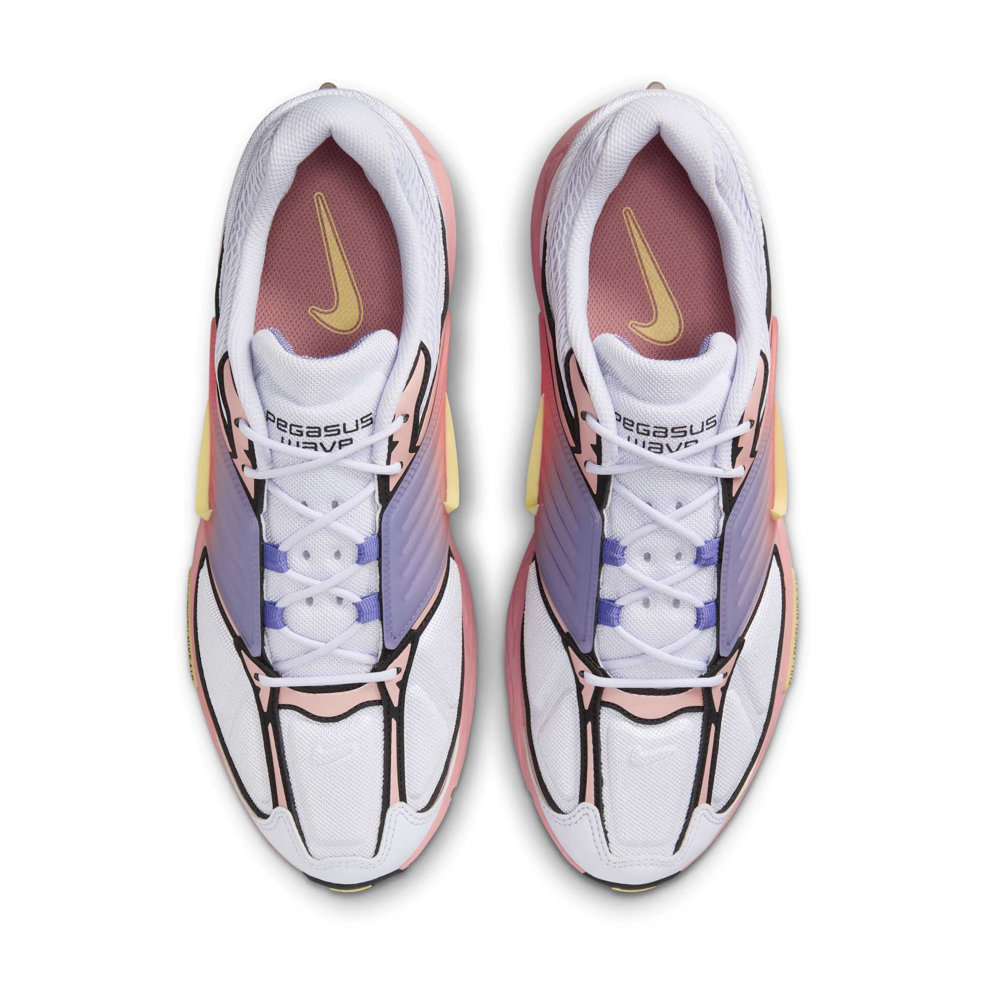 [IB0612-501] Mens Nike Air Pegasus Wave 'Amethyst Tint Dusty Amethyst Magic Ember Soft Yellow'