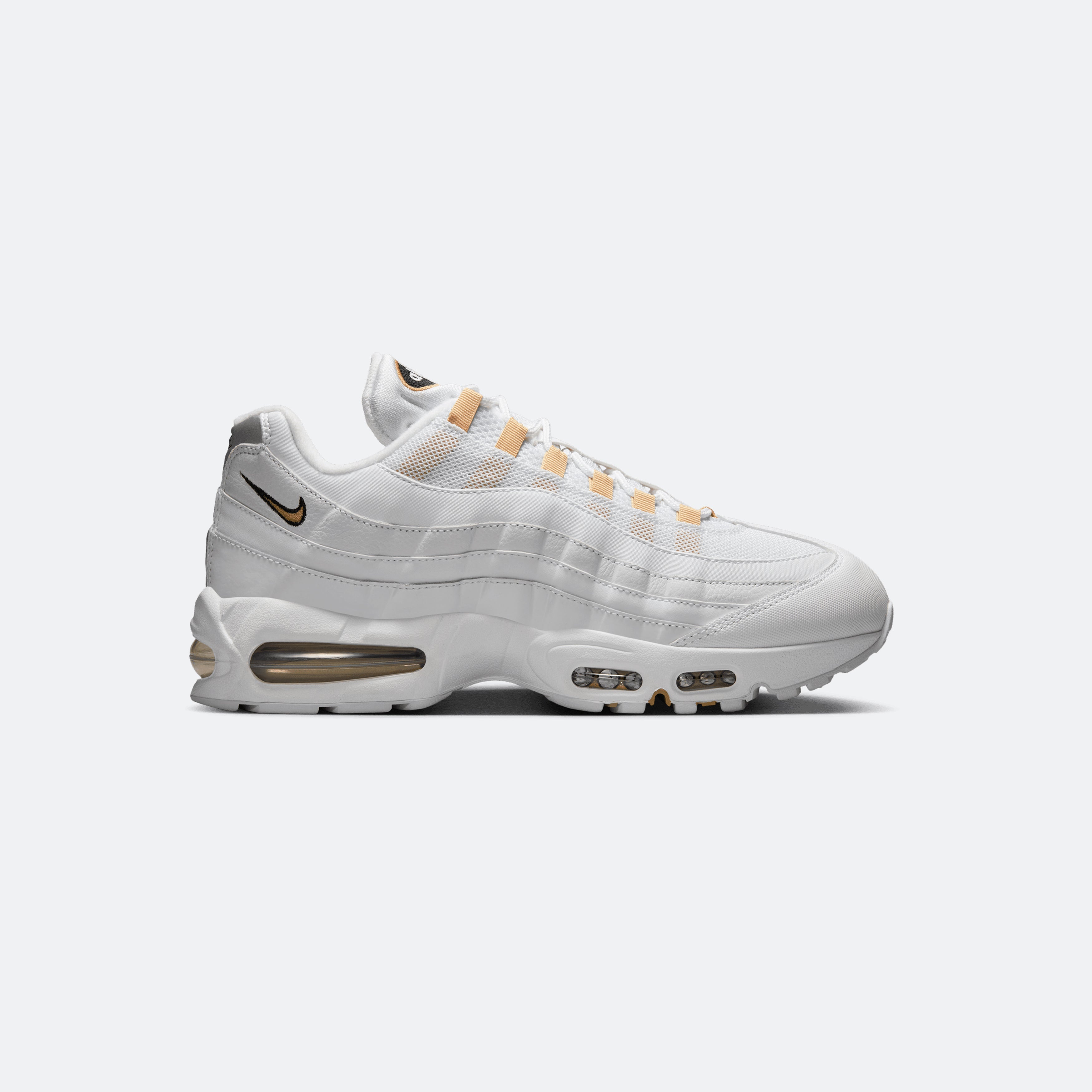 [IB1667-101] MENS NIKE AIR MAX 95 OG 'BIG BUBBLE WHITE TEAM GOLD'