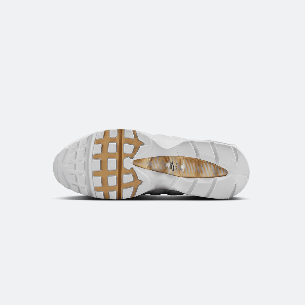 [IB1667-101] MENS NIKE AIR MAX 95 OG 'BIG BUBBLE WHITE TEAM GOLD'