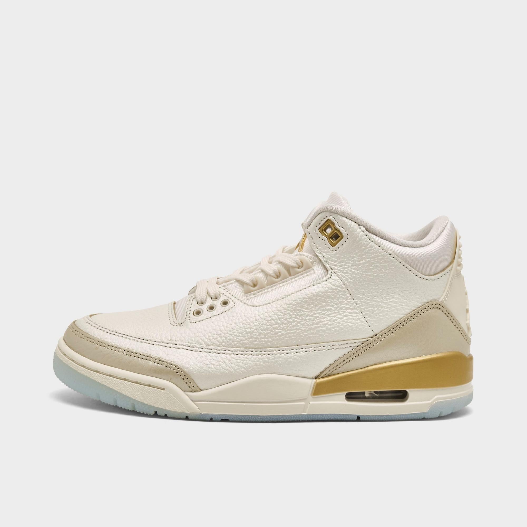 [IB2255-100] WOMENS AIR JORDAN RETRO 3 'CHAMPAGNE AND OYSTERS