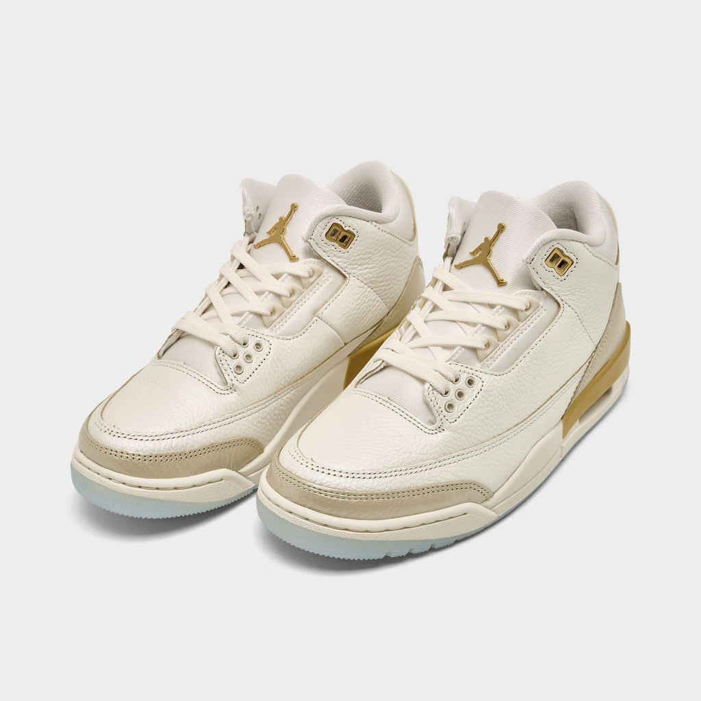 [IB2255-100] WOMENS AIR JORDAN RETRO 3 'CHAMPAGNE AND OYSTERS