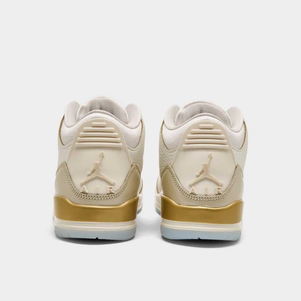 [IB2255-100] WOMENS AIR JORDAN RETRO 3 'CHAMPAGNE AND OYSTERS