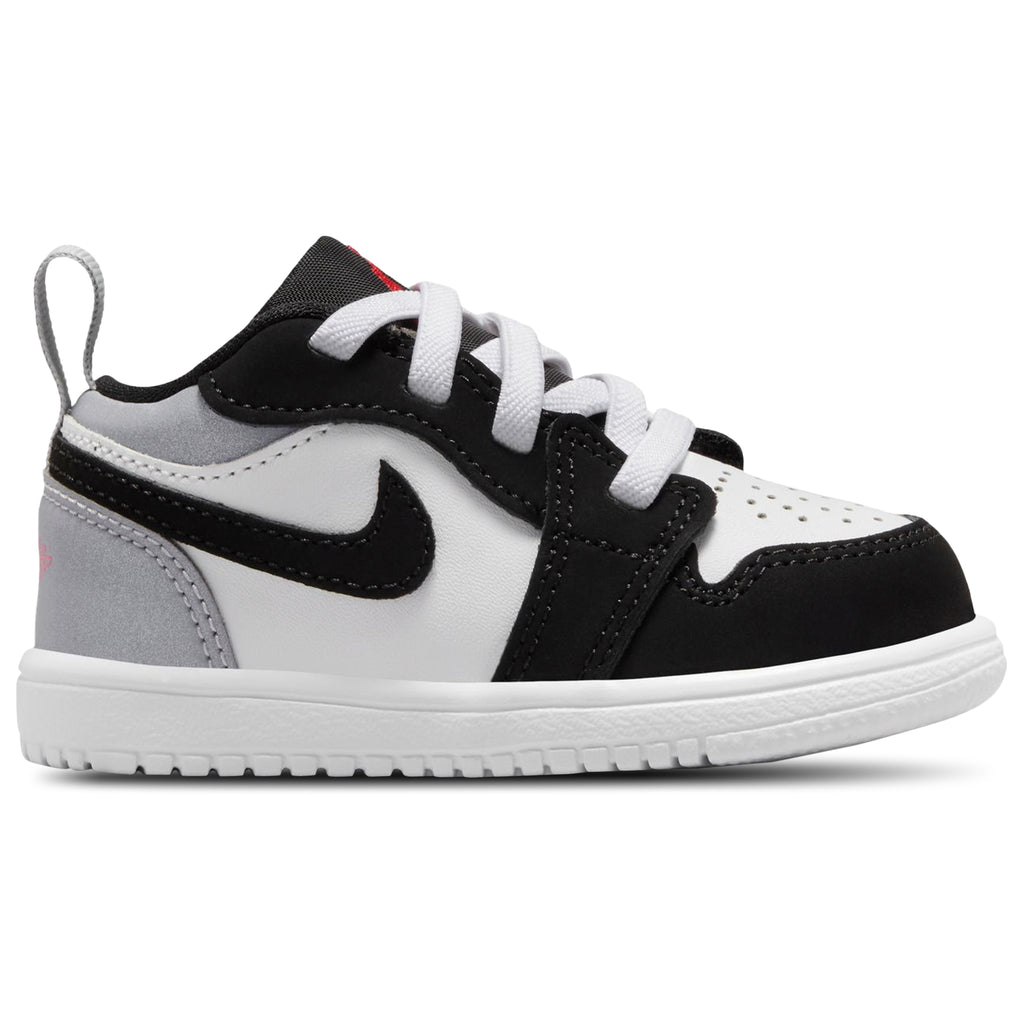 [IB3886-106] TODDLERS AIR JORDAN RETRO 1 LOW ALT SE 'WHITE BLACK MATTE SILVER'