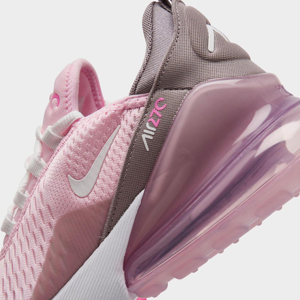 [IB4435-663] GRADE SCHOOL NIKE AIR MAX 270 'PINK FOAM COLLEGE GREY PLATINUM VIOLET SUMMIT WHITE (GS)'