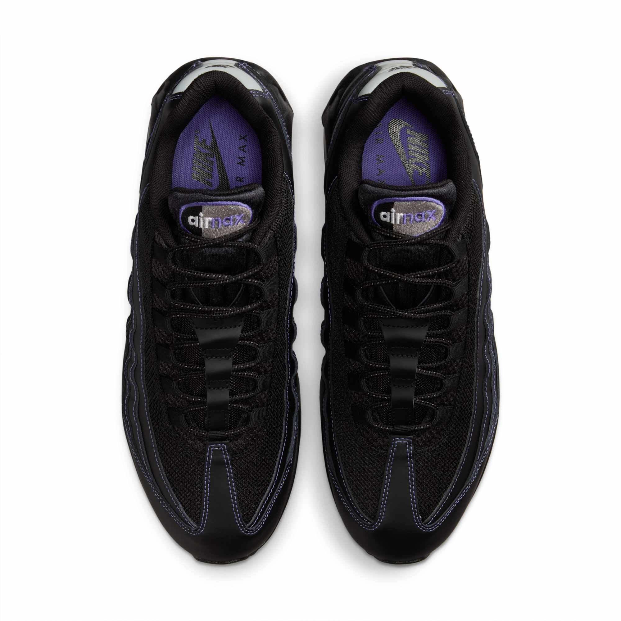 [IB7936-001] MENS NIKE AIR MAX 95 OG 'BIG BUBBLE BLACK PERSIAN VIOLET'