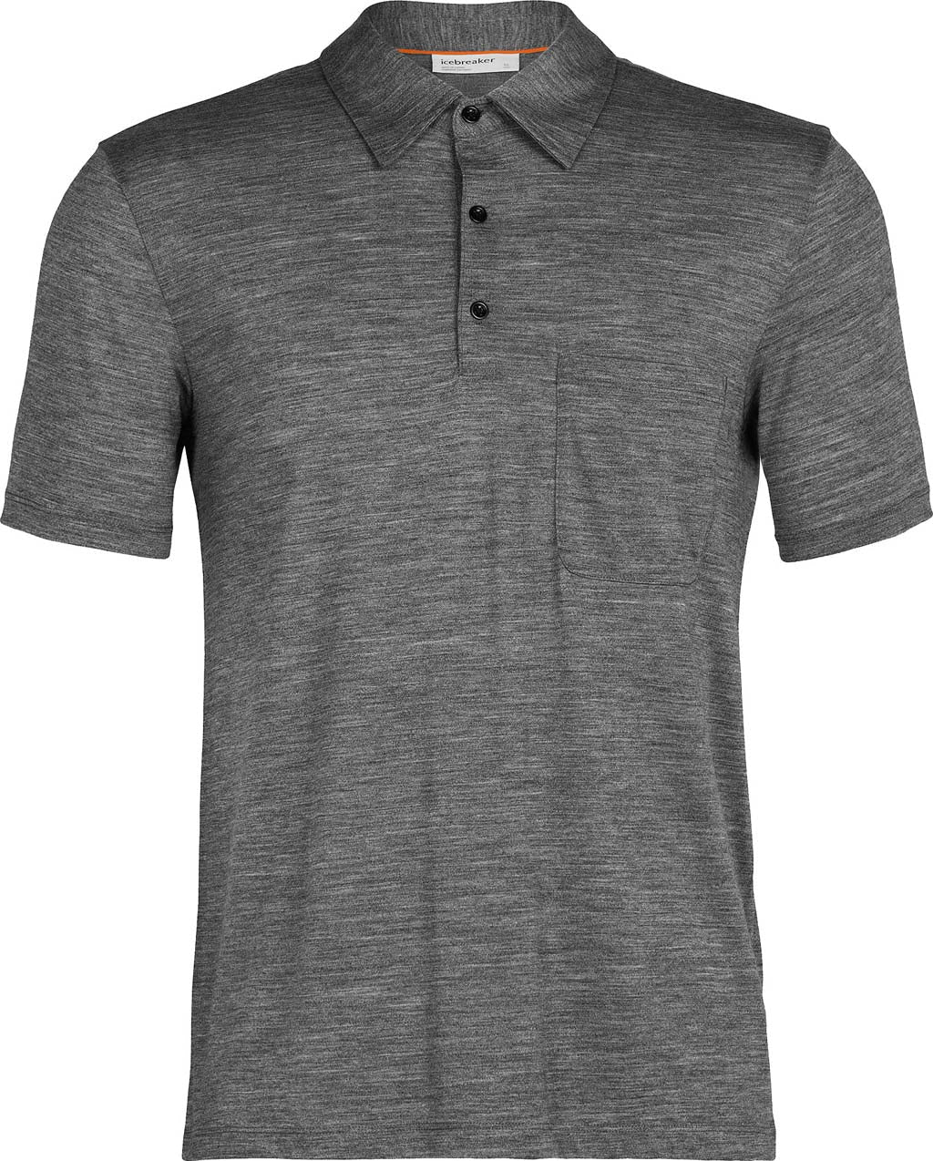 [IB0A56EI004] MENS ICEBREAKER MERINO BLEND DRAYDEN SHORT SLEEVE POLO SHIRT
