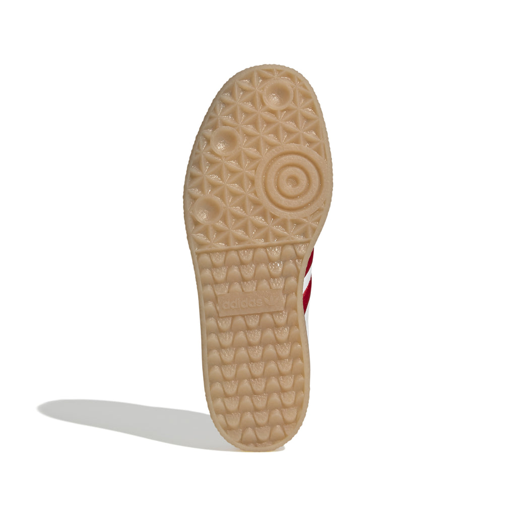 [ID0438] WOMENS ADIDAS SAMBAE 'WHITE BETTER SCARLET GUM'