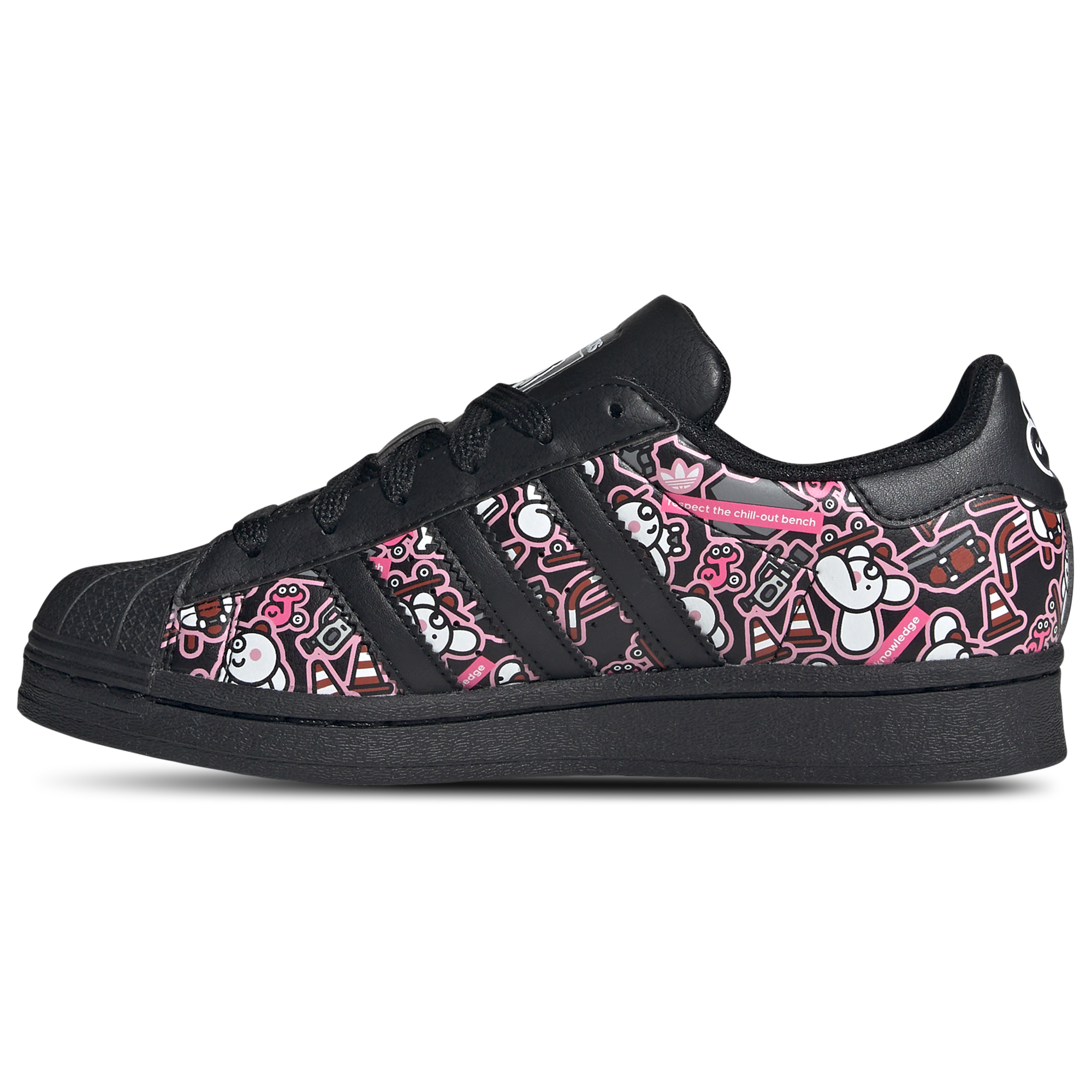 [IE0252] YOUTH ADIDAS SUPERSTAR 'JAMES JARVIS CORE BLACK CLOUD WHITE'