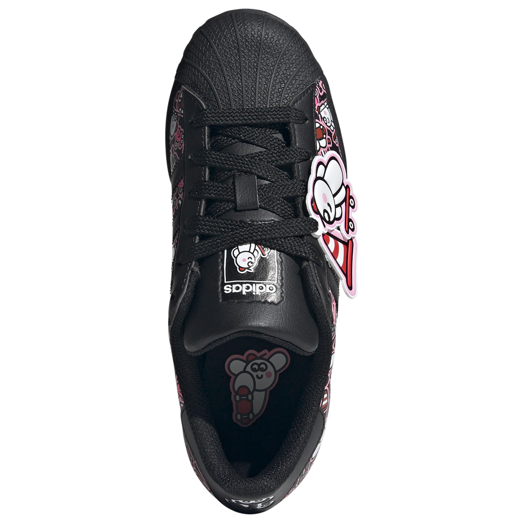 [IE0252] YOUTH ADIDAS SUPERSTAR 'JAMES JARVIS CORE BLACK CLOUD WHITE'