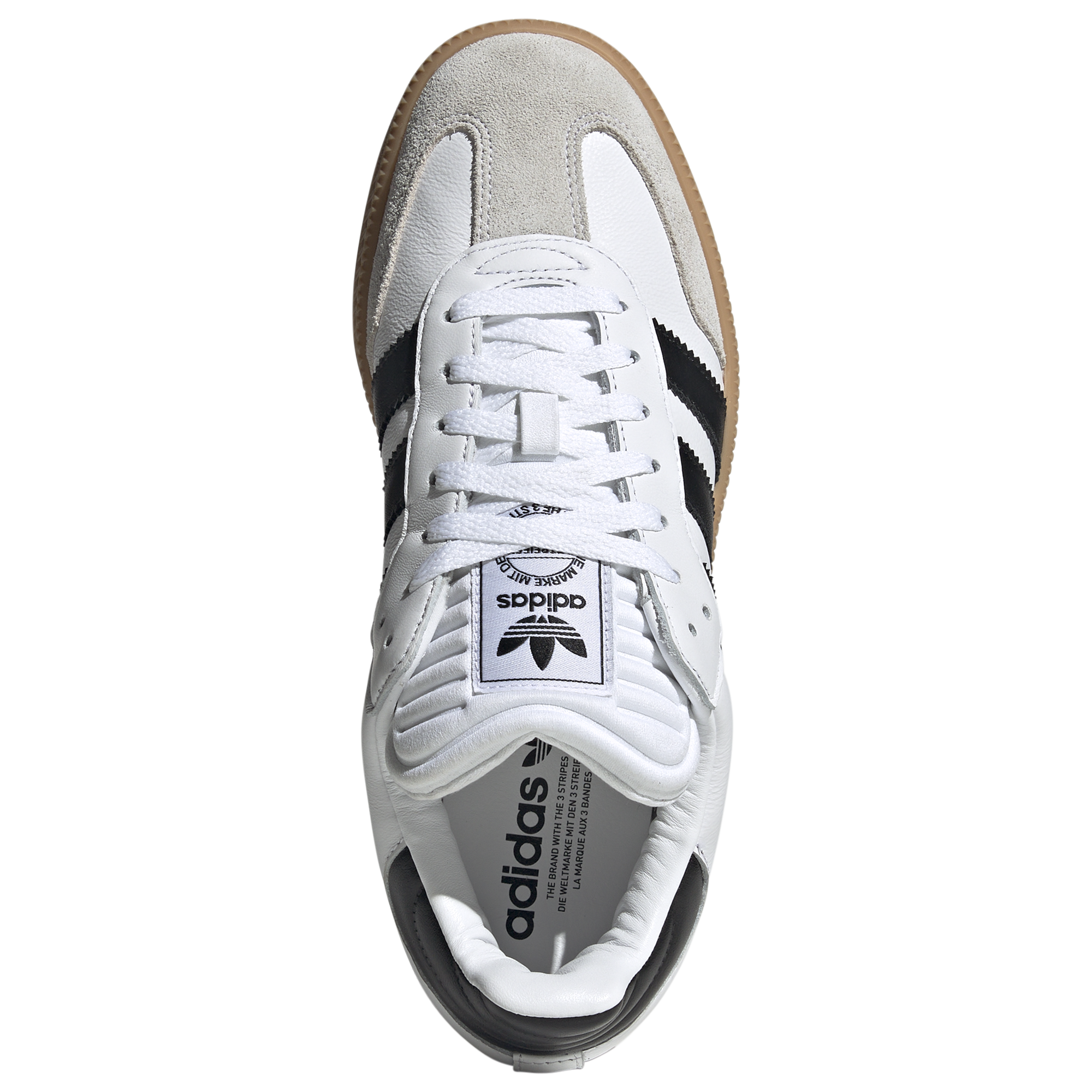[IE1377] MENS ADIDAS SAMBA XLG 'WHITE BLACK GUM'