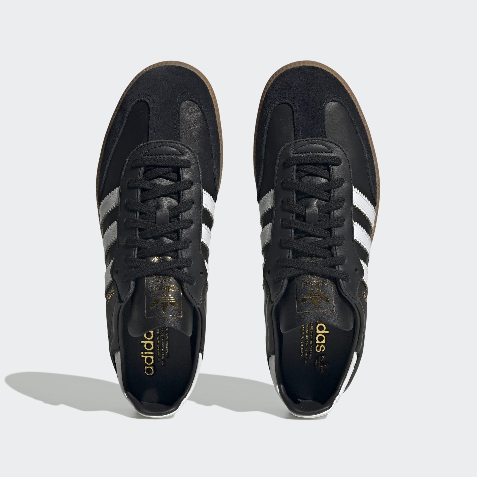 [IF0641] MENS ADIDAS SAMBA DECON "BLACK WHITE GUM"