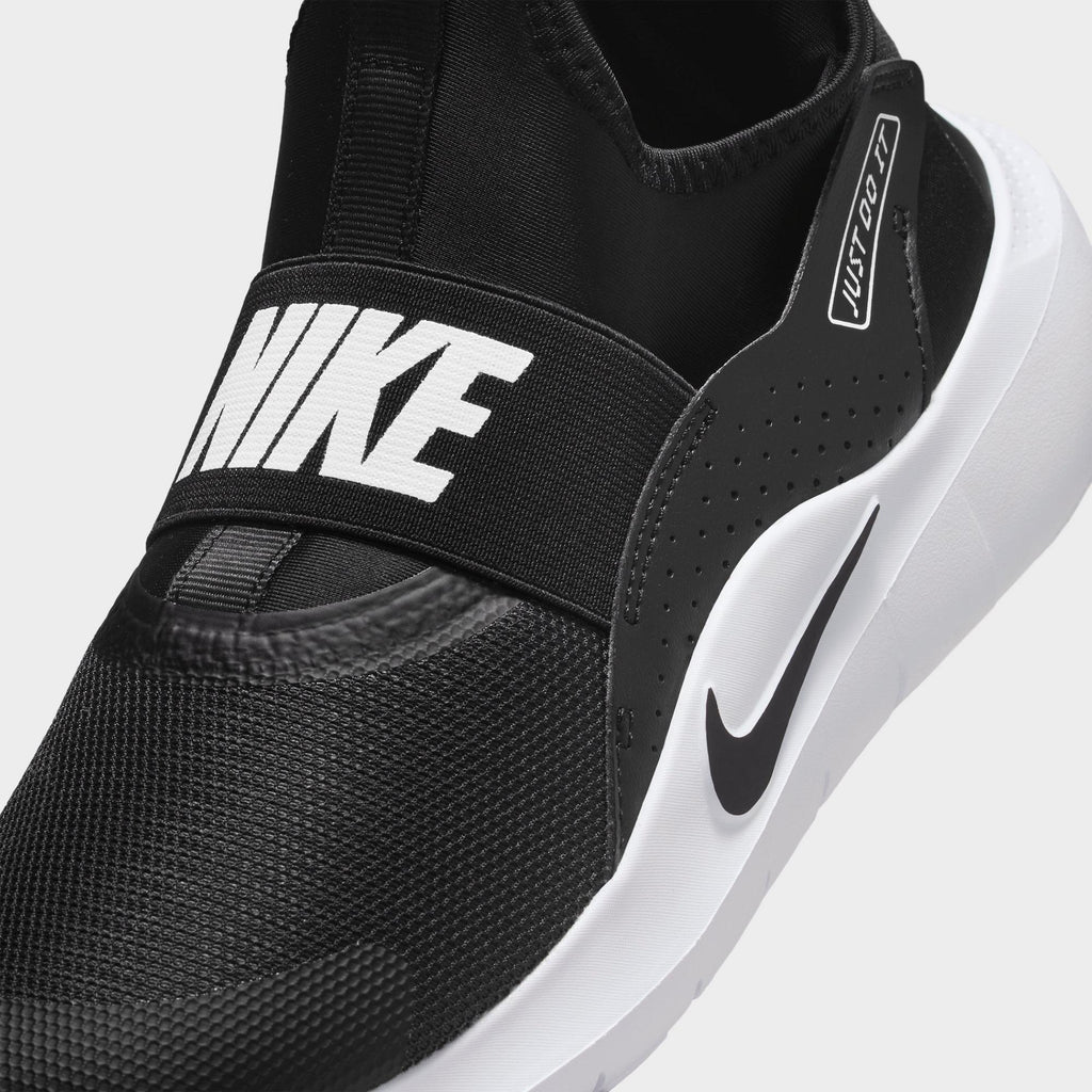[IF2893-002] GRADE SCHOOL NIKE FLEX RUNNER 4 GS 'BLACK WHITE'