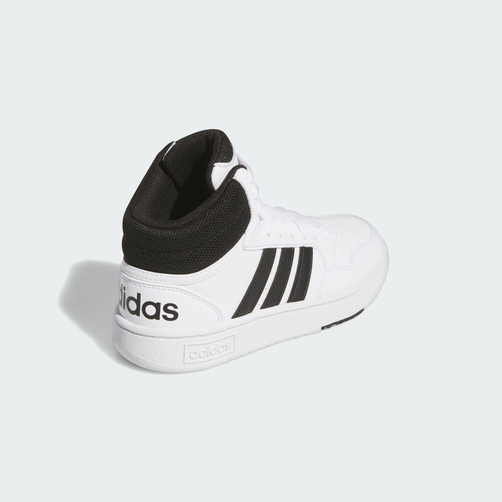 [IG3715] YOUTH ADIDAS HOOPS MID 'CLOUD WHITE CORE BLACK (GS)'
