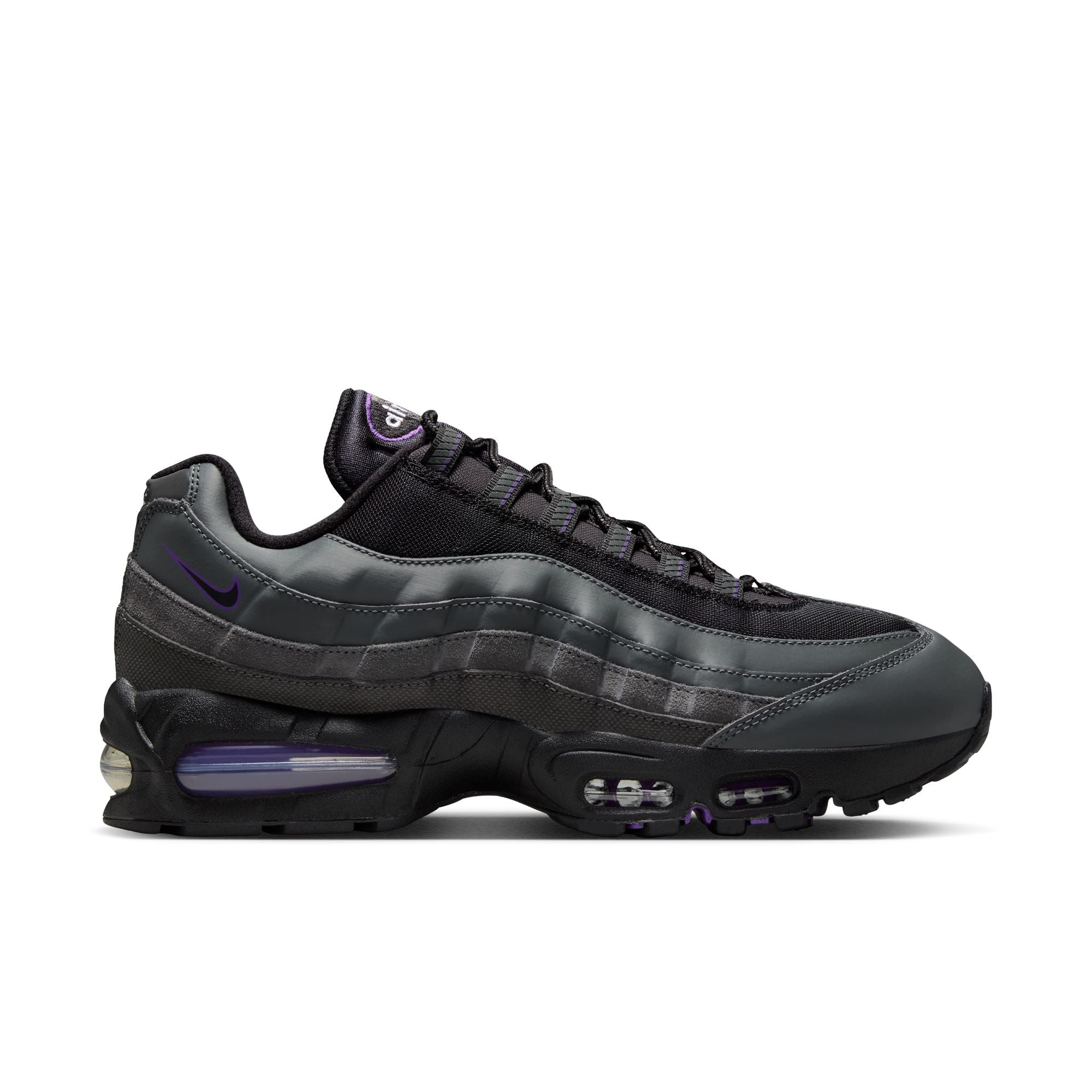 [IH1228-001] MENS NIKE AIR MAX 95 'RACING PACK IRON GREY WILD GRAPE'