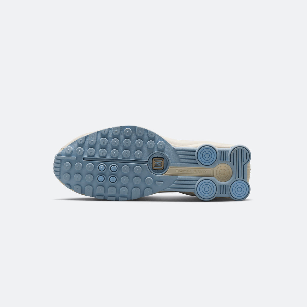 [IH3572-110] WOMENS NIKE SHOX R4 SE 'PALE IVORY CELESTINE BLUE'