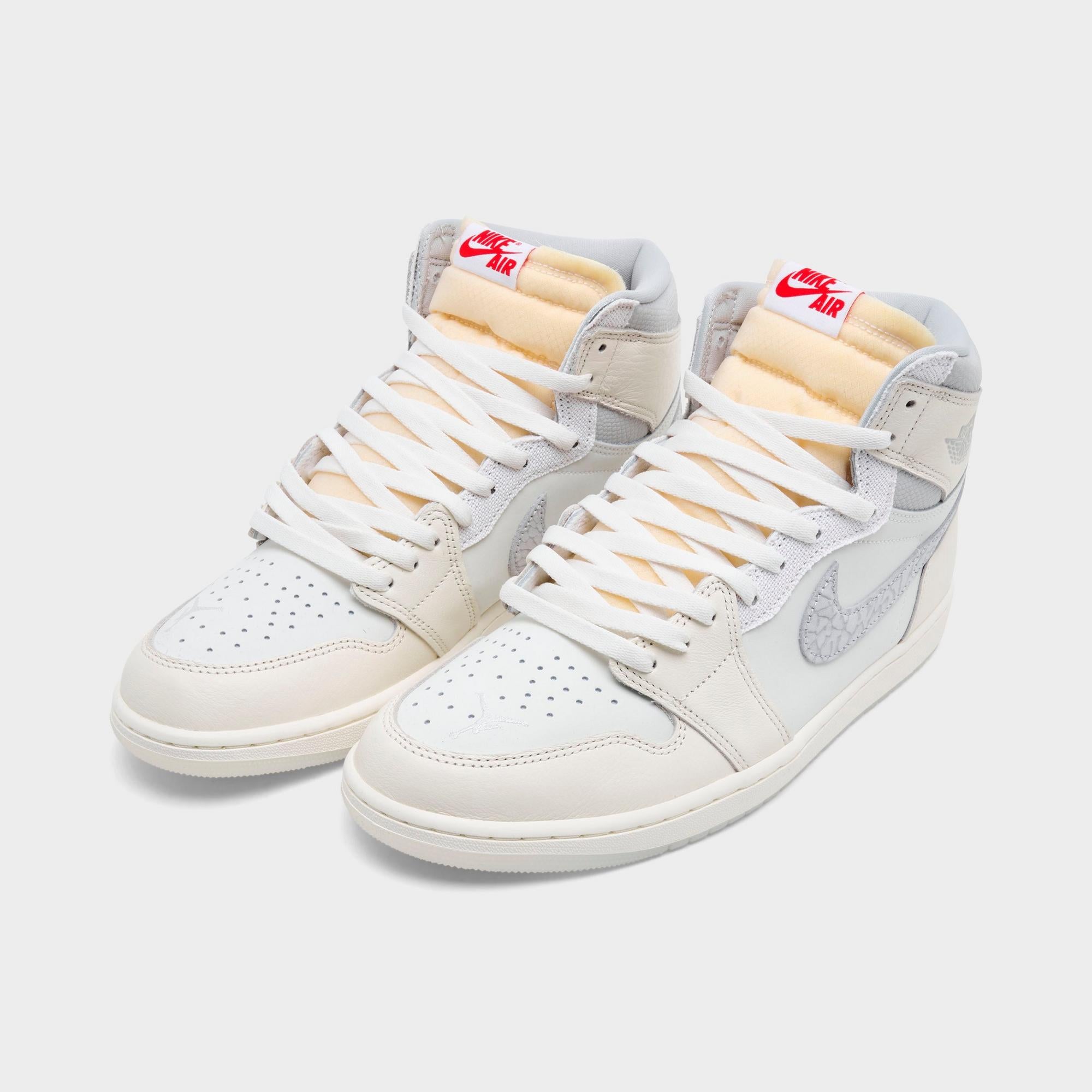 [IH4363-100] MENS AIR JORDAN RETRO 1 HIGH OG 'SAIL UNIVERSITY RED'