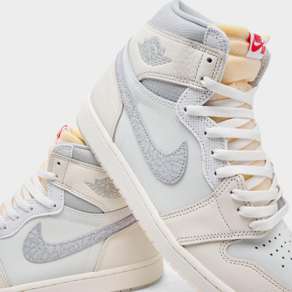 [IH4363-100] MENS AIR JORDAN RETRO 1 HIGH OG 'SAIL UNIVERSITY RED'