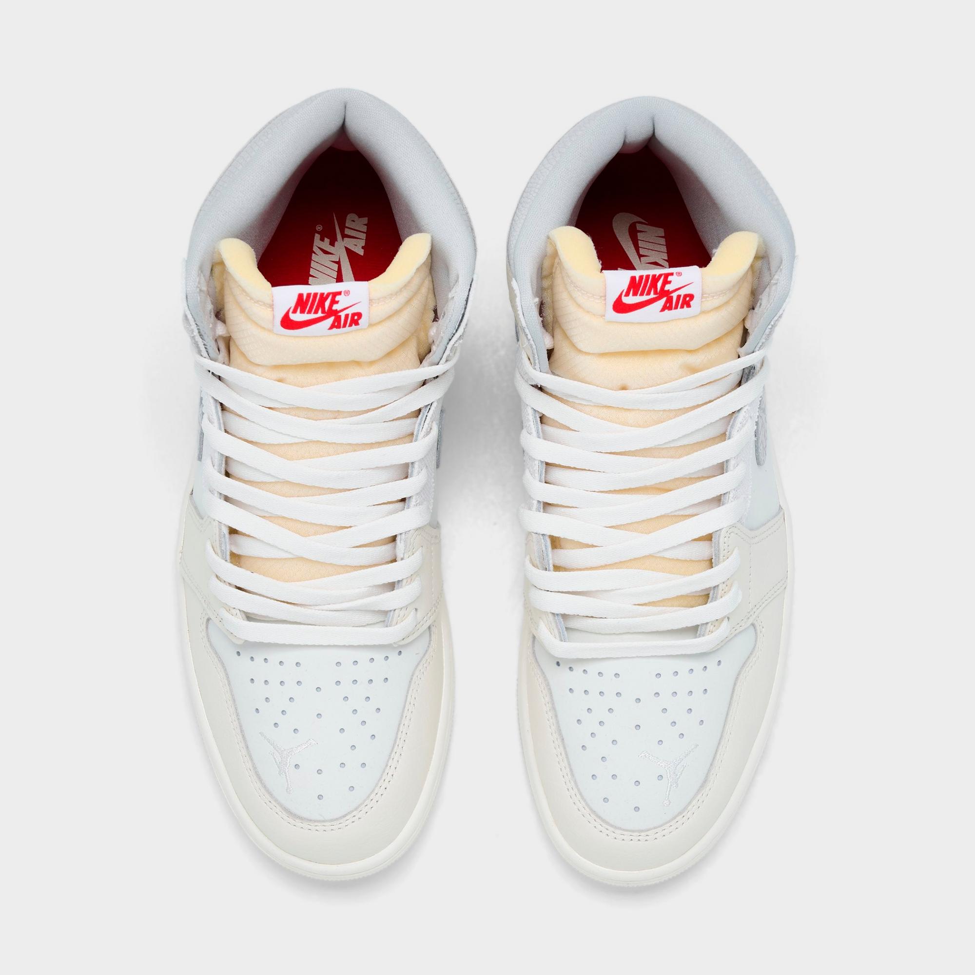 [IH4363-100] MENS AIR JORDAN RETRO 1 HIGH OG 'SAIL UNIVERSITY RED'