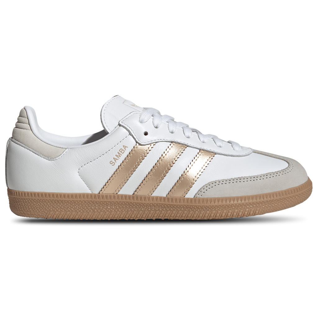 [IH9127] WOMENS ADIDAS SAMBA OG 'WHITE WONDER GOLD METALLIC'