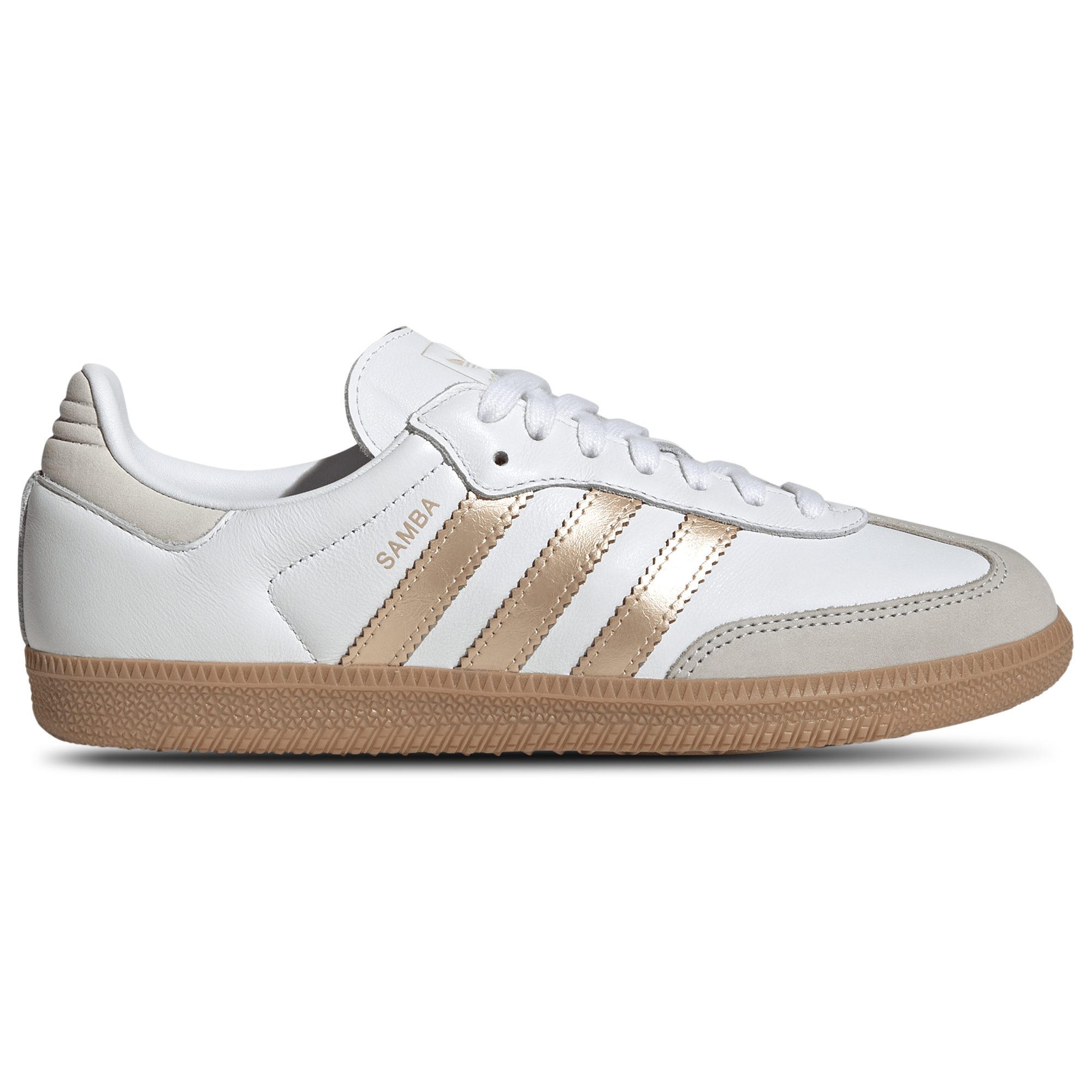 [IH9127] WOMENS ADIDAS SAMBA OG 'WHITE WONDER GOLD METALLIC'
