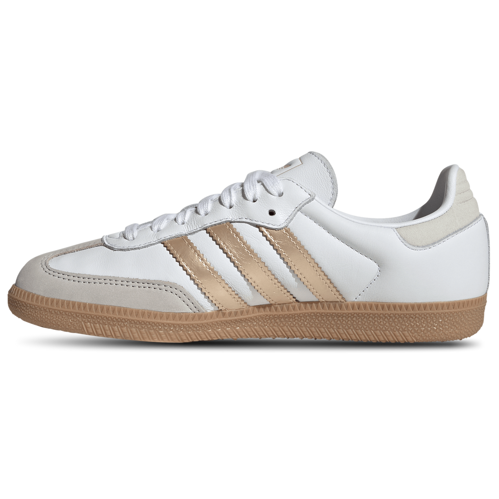 [IH9127] WOMENS ADIDAS SAMBA OG 'WHITE WONDER GOLD METALLIC'