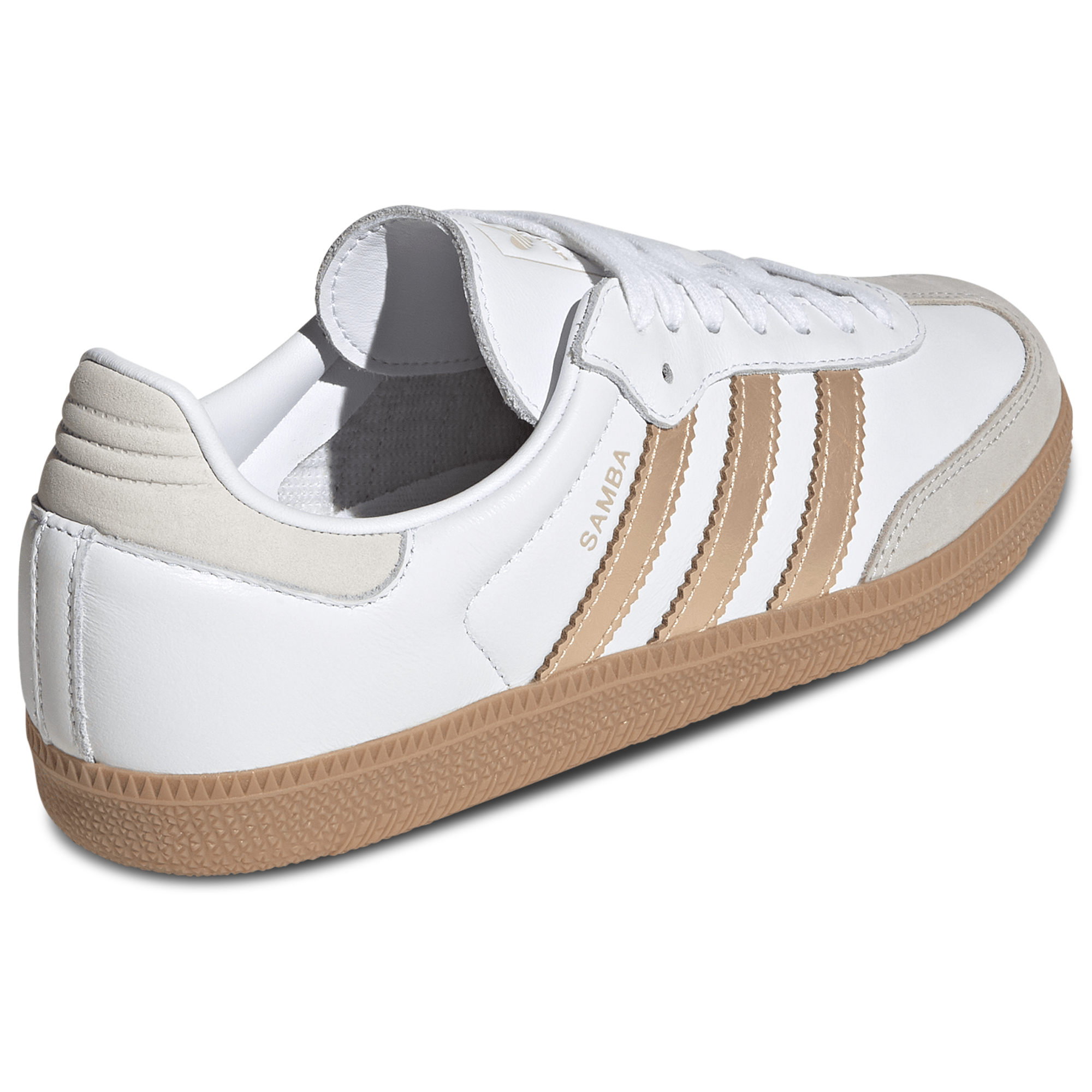 [IH9127] WOMENS ADIDAS SAMBA OG 'WHITE WONDER GOLD METALLIC'